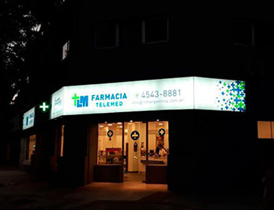 Cartel Back light Palermo