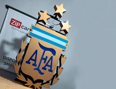 Logo corpóreo personalizado